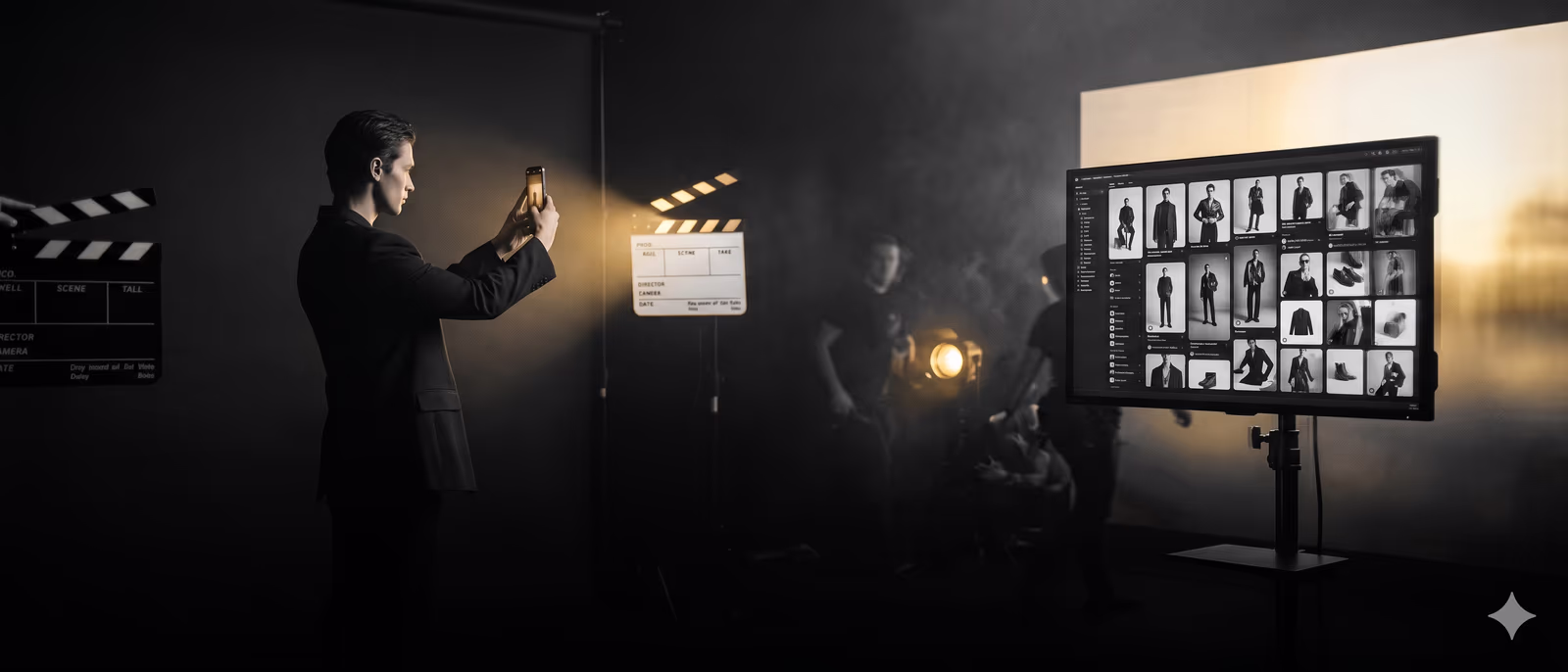 Nova Cast Produktion am Set